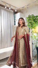 Haris Shakeel Golden Maroon