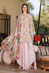 3 Piece Unstitched Embroidered Lawn Suit - MPT-2914-A