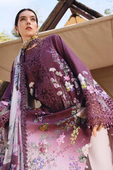 3 Piece Unstitched Embroidered Lawn Suit - MPT-2909-B