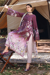 3 Piece Unstitched Embroidered Lawn Suit - MPT-2909-B
