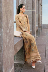 3 Piece Unstitched Embroidered Jacquard Lawn Suit - D-2605-A-