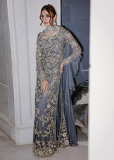 Lazulum pakistani indian wedding bridal dress, mehndi nikkah oufits guest suits