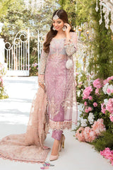 Maria b Shades of Lilac Pink and Blue grey (BD-2105)