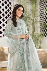 Maria b Sky blue and Peach (BD-2206)