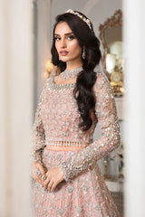 Maria B Bridal couture Pink shade (EX-140)