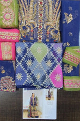 Maryam Hussain Wedding Collection Embroidered Net Neelum