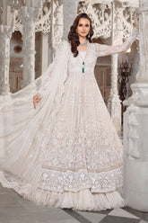 Maria B Bridal Couture White MC-044