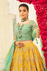 Maria b Couture Lime Green MC-046