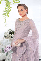 Maria B Couture saree Lilac MC-806