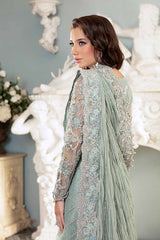 Maria B Couture saree Sea Green MC-807