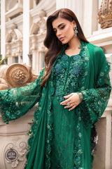 Maria B Chiffon Emerald Green MPC-23-108
