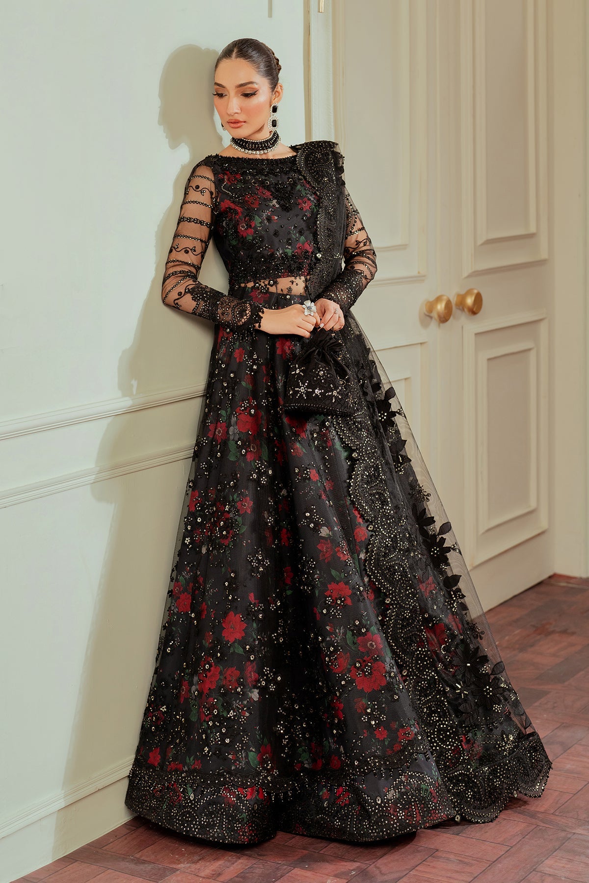 Baroque EMBROIDERED NET CH13-05