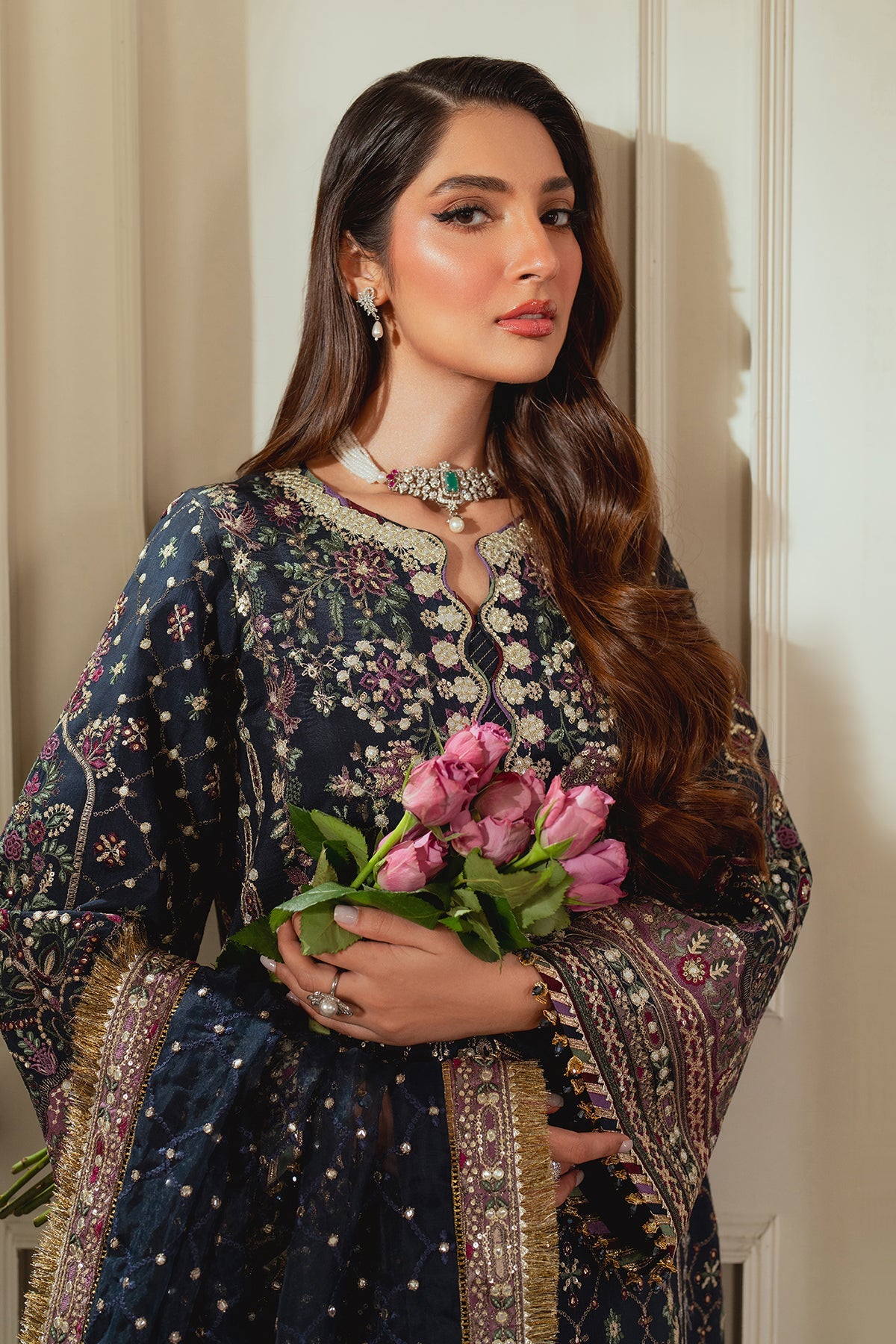 Baroque EMBROIDERED SILK CH13-07