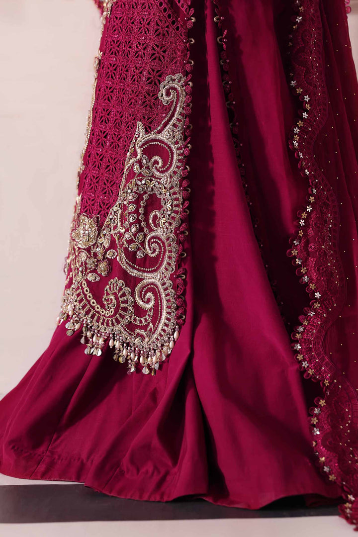 Embroidered Chiffon Suit | BD-3003