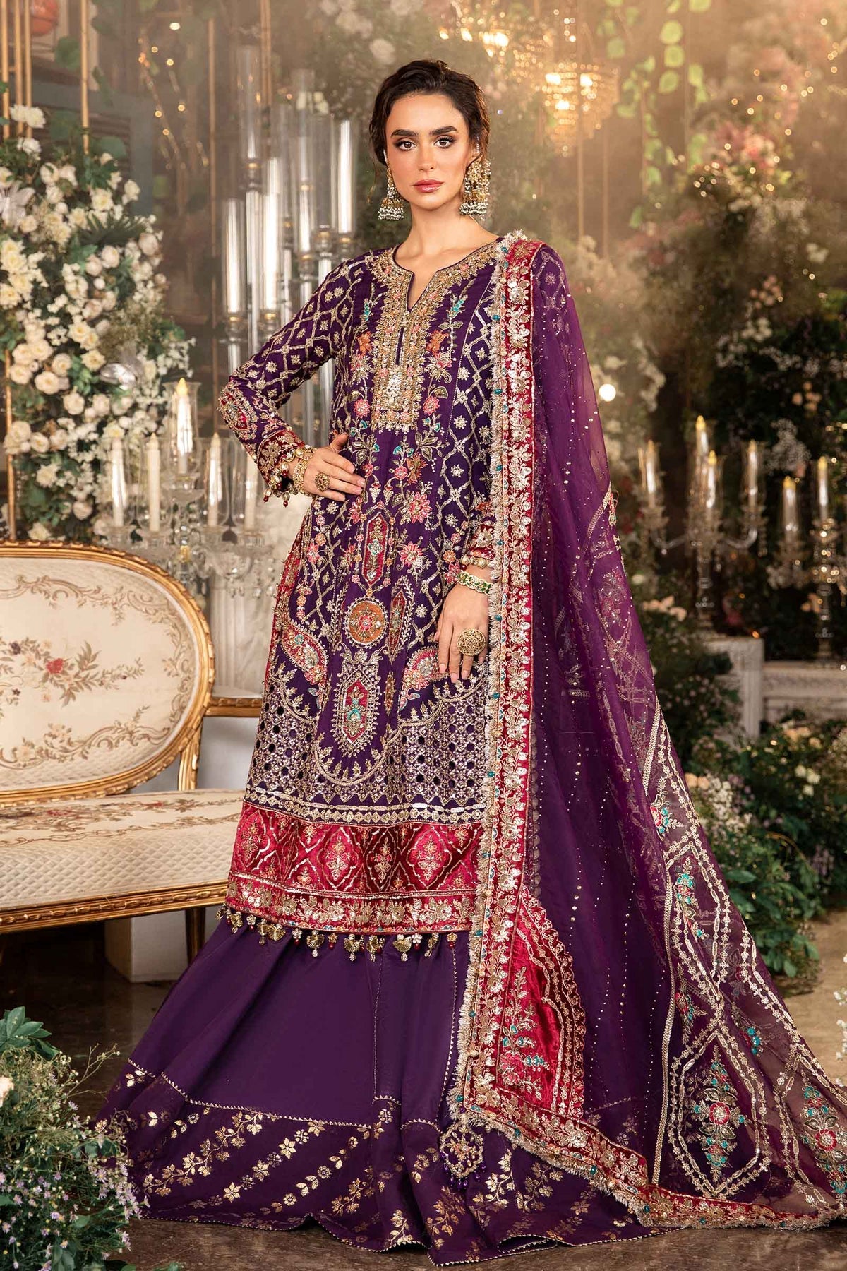 Maria B Embroidered BD-2903 Pakistani wedding bridal dresses mehndi nikkah outfits Zenia Maria B Embroidered BD-2903 Pakistani wedding bridal dresses mehndi nikkah outfits Zenia