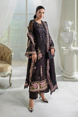 3 Piece Unstitched Embroidered Chiffon Suit | MPC-25-104
