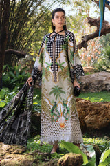3 Piece Unstitched Embroidered Lawn Suit - MPT-2905-A