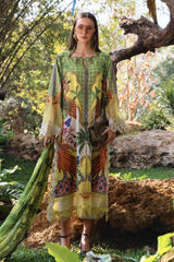 3 Piece Unstitched Embroidered Lawn Suit - MPT-2905-B