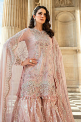 Maria B - Gharara Nude Pink