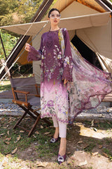 3 Piece Unstitched Embroidered Lawn Suit - MPT-2909-B