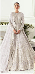 Akbar Aslam White Maxi Bridal Edition
