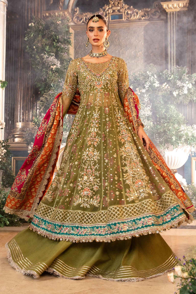 Maria B Embroidered BD-2906 Pakistani wedding bridal dresses mehndi nikkah  outfits – Zenia