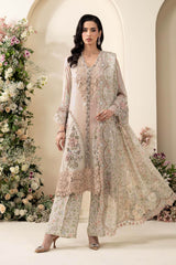 Maria b Chiffon | MCS-26-107-Ivory Beige pakistani wedding dress