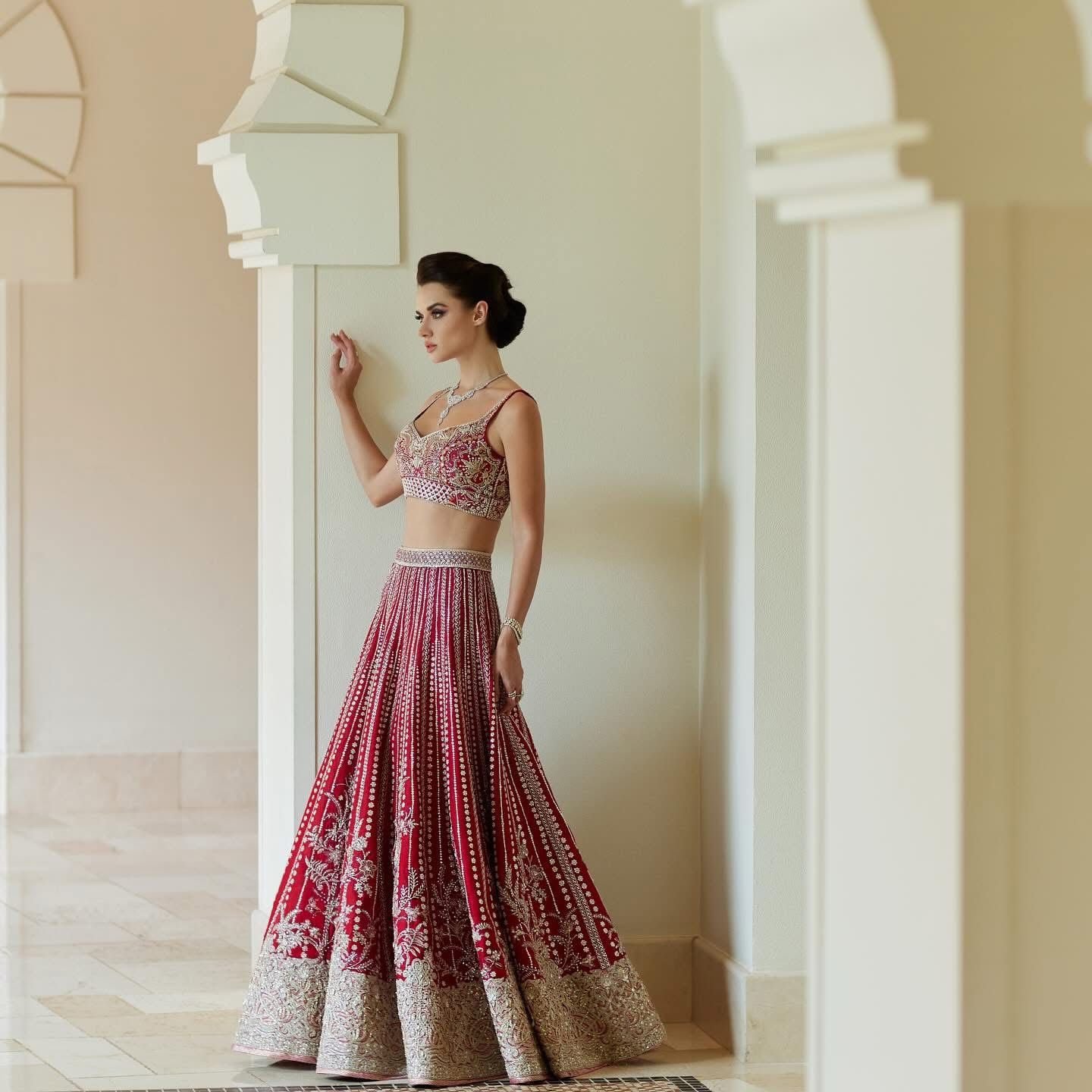 Faraz Manan Bridal ultimate red