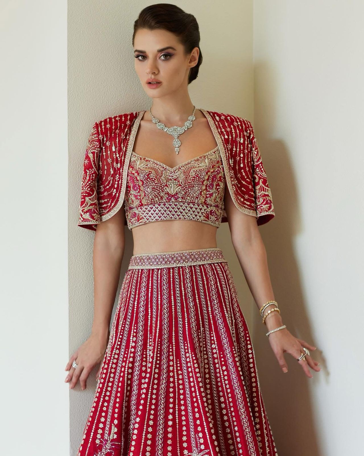 Faraz Manan Bridal ultimate red