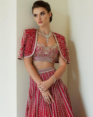 Faraz Manan Bridal ultimate red