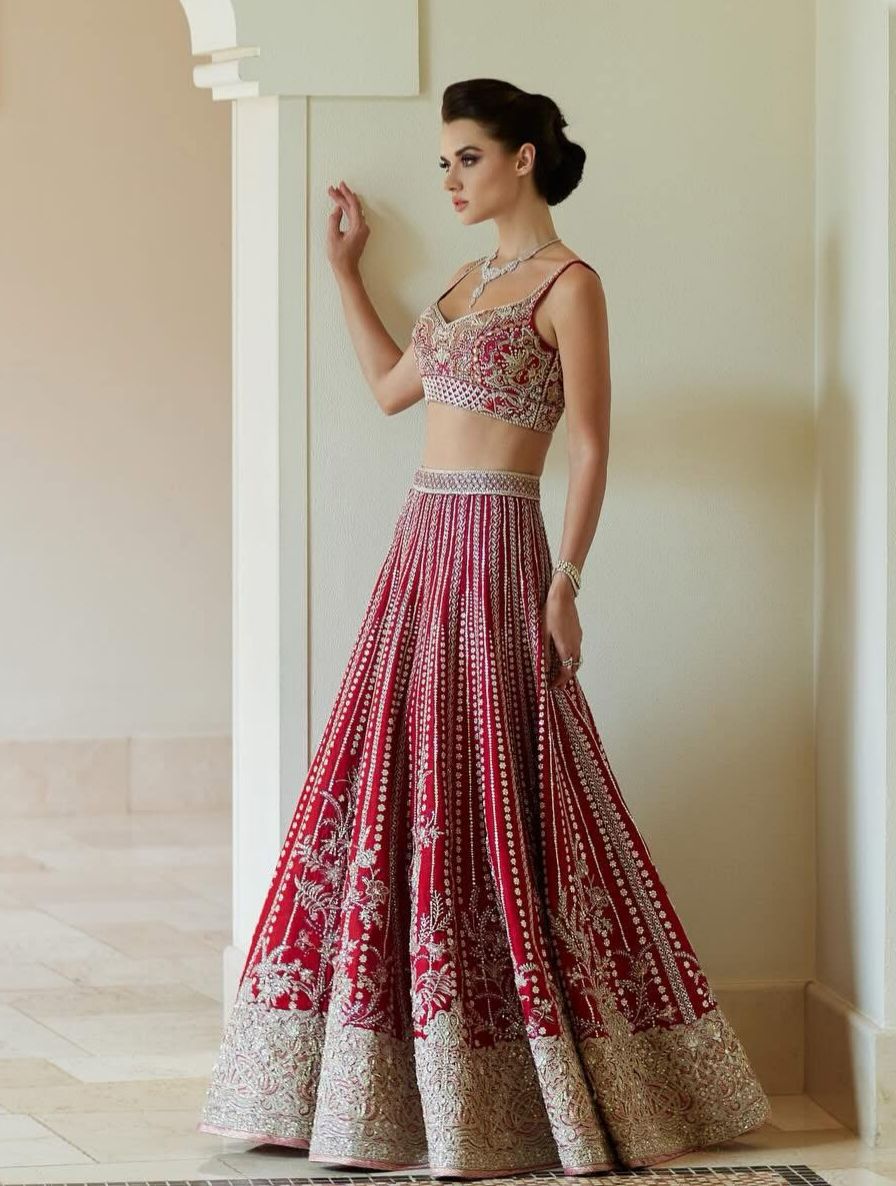 Faraz Manan Bridal ultimate red