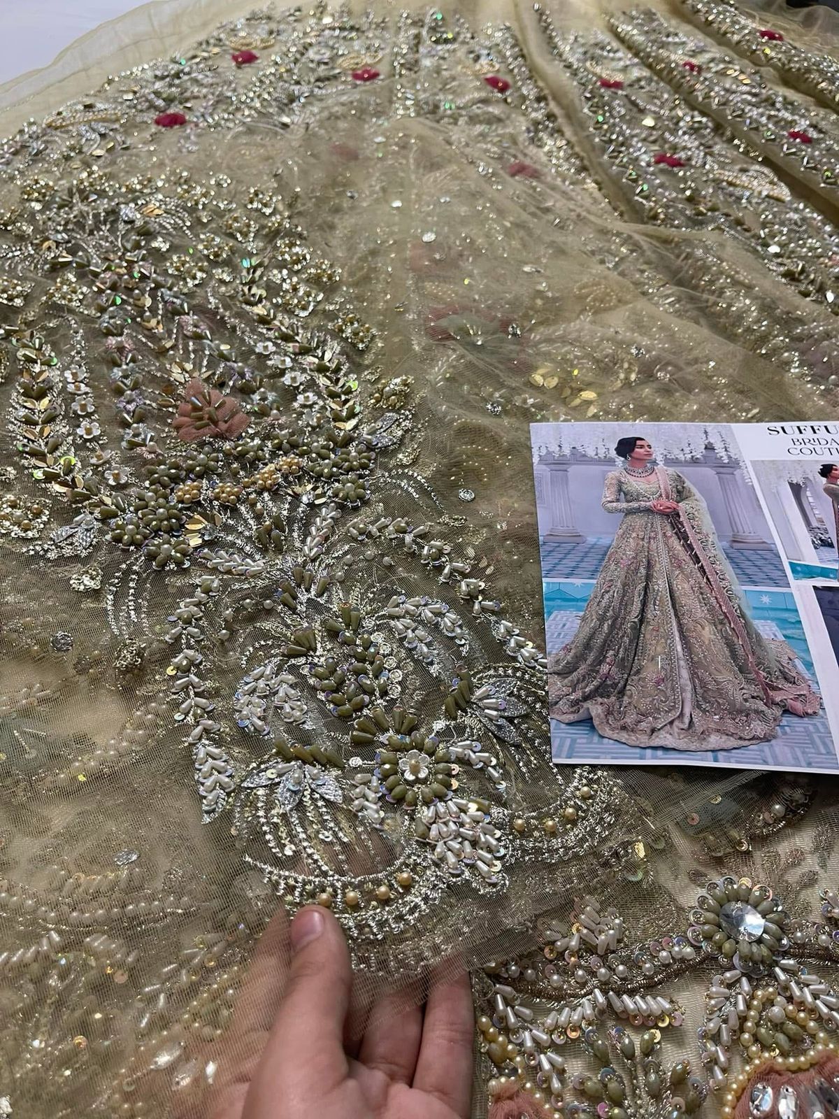 Suffuse bridal couture iris