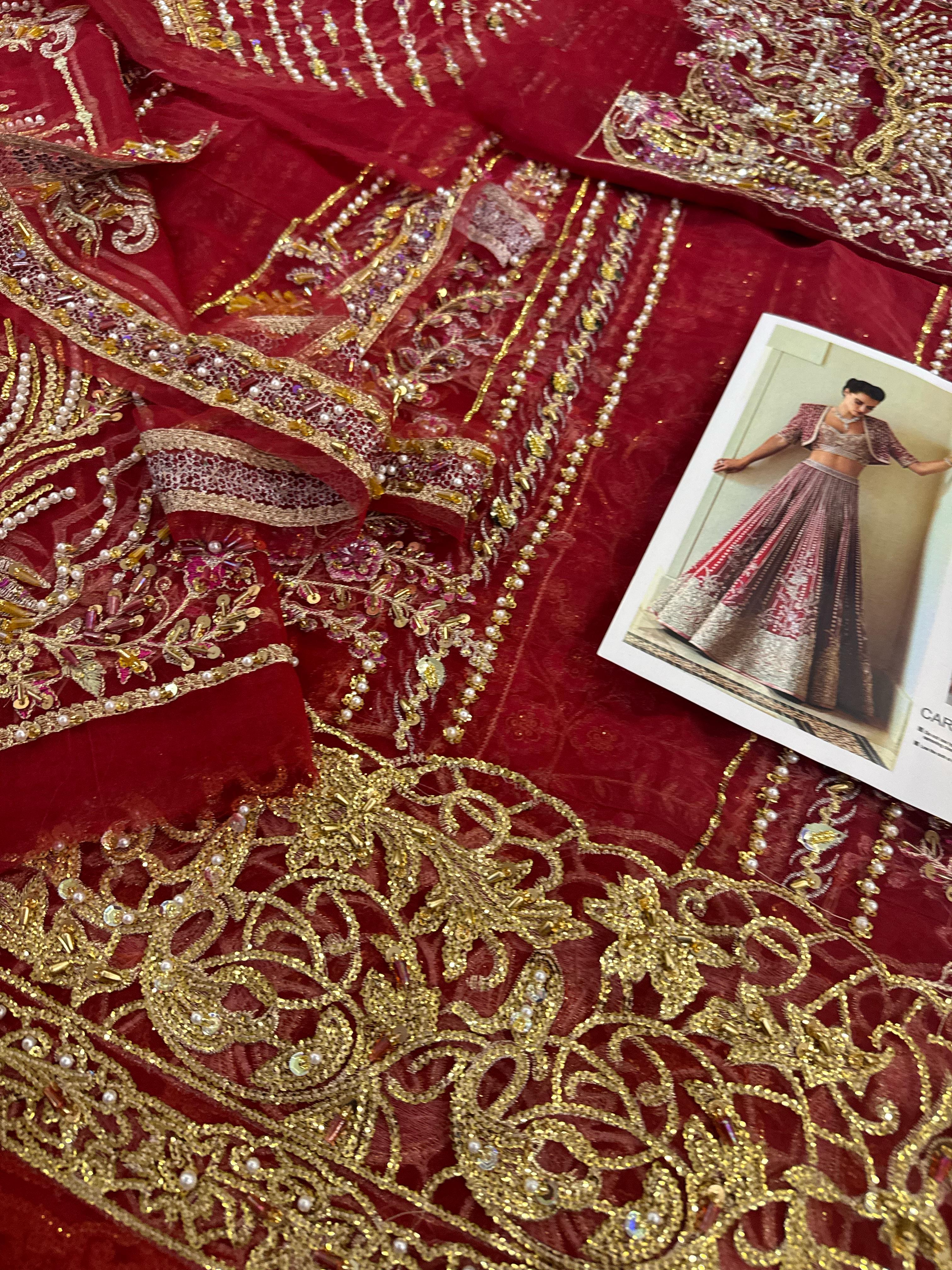 Faraz Manan Bridal ultimate red