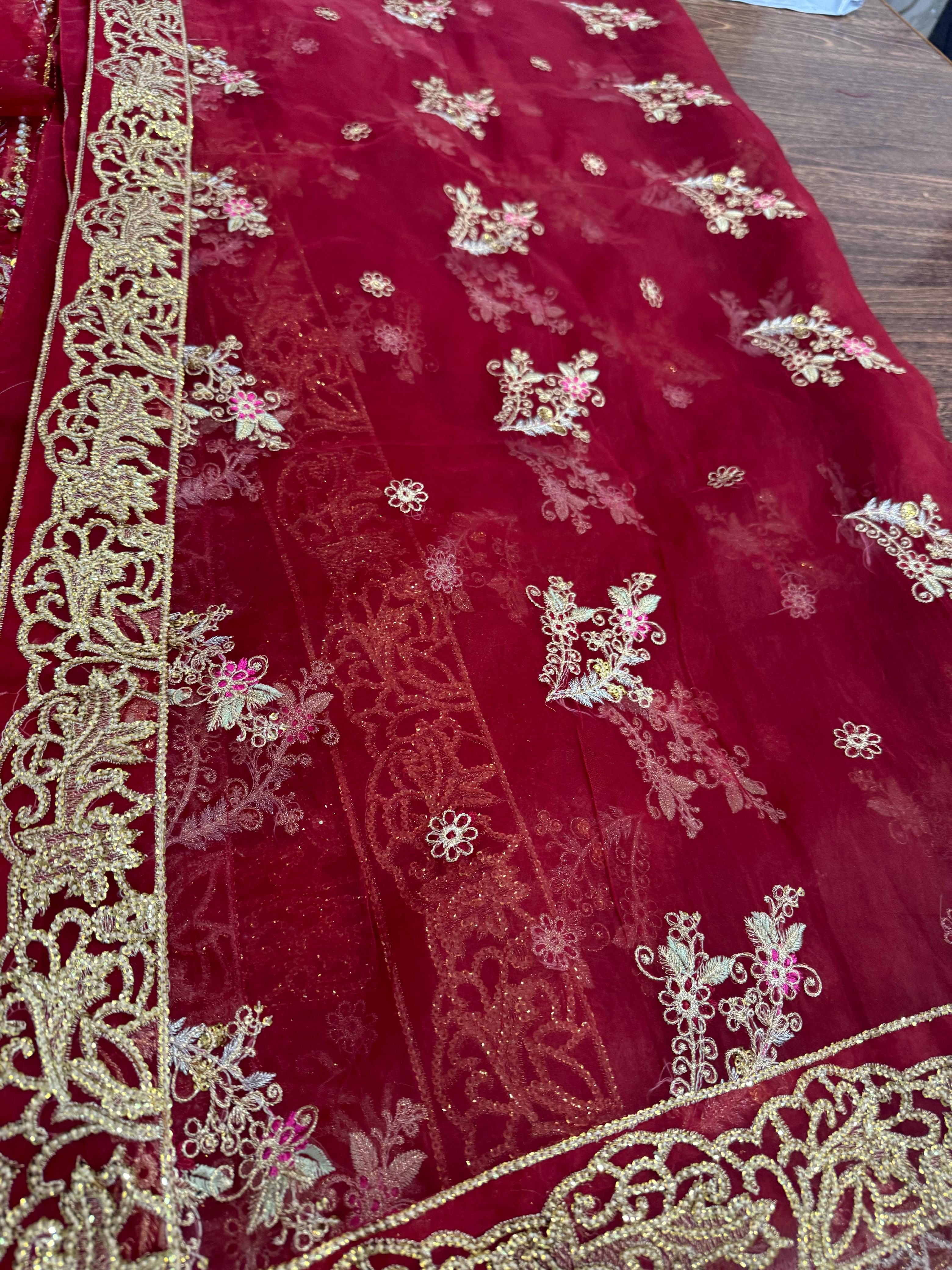 Faraz Manan Bridal ultimate red