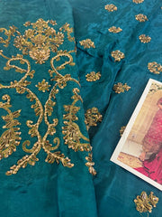 Haris Shakeel Brides - sea green