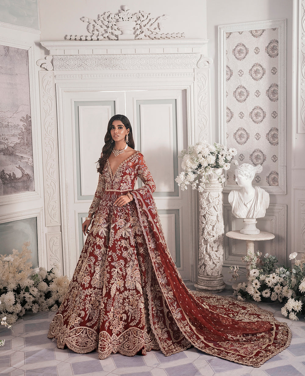 e-50 republic womenswear Pakistani wedding bridal dresses mehndi nikkah outfits