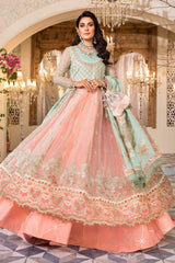 Pearl White, Peach and Aqua (BD-2408)