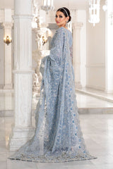 Maria B Saree Ice Blue MC-049