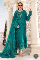 Maria b Chiffon - MPC-22-203-Deep and Sea Green