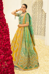 Maria b Couture Lime Green MC-046