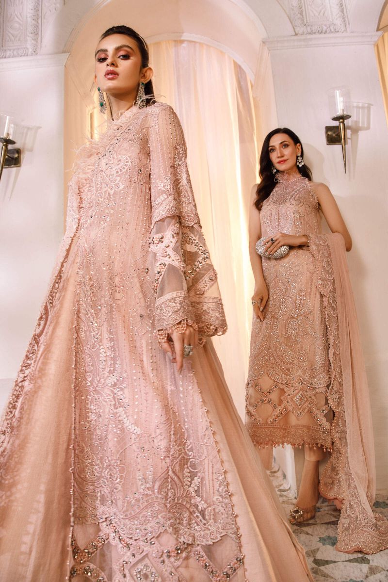 Maria B MBROIDERED - Ash Pink (BD-2505)