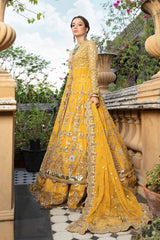 Maria B Couture bridal Yellow MC-801-Ardress