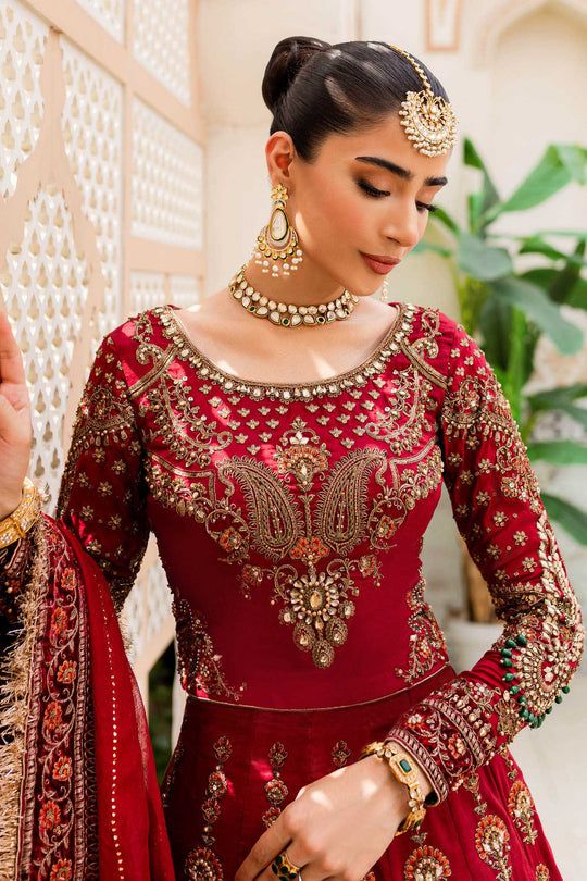 MARIA B bridal Couture Deep Red MC-907