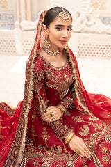 MARIA B bridal Couture Deep Red MC-907