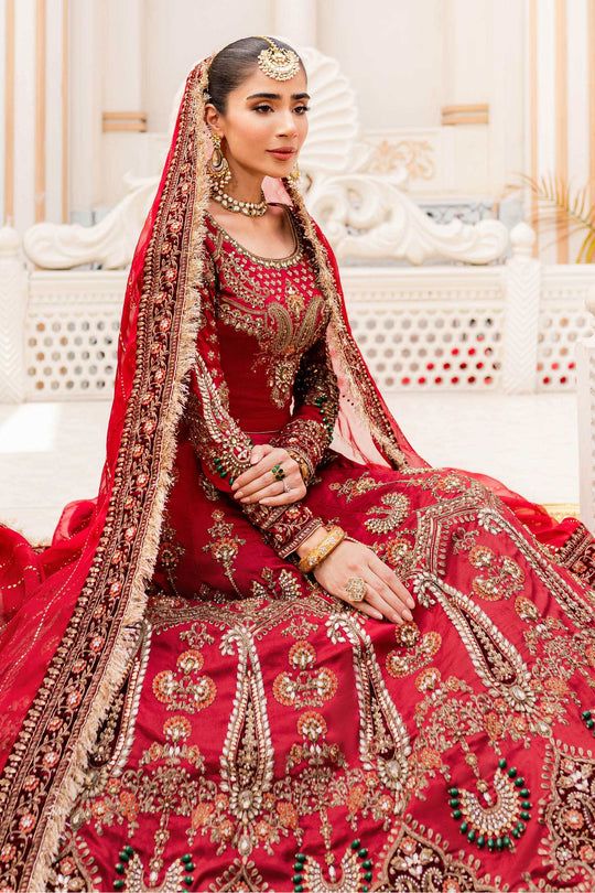 MARIA B bridal Couture Deep Red MC-907