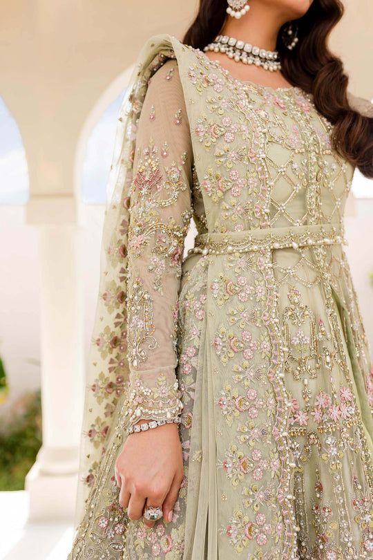 Maria B bridal Couture Mint Green MC-901