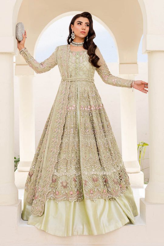 Maria B bridal Couture Mint Green MC-901