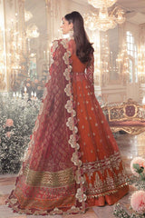 Maria B Mbroidered | Maroon BD-2705