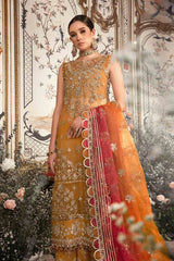 Maria B Mbroidered | Mustard BD-2707