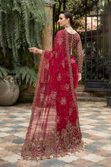 Maria B Couture saree Red MC-803